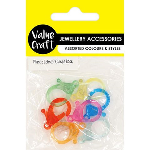 Mini Plastic Lobster Clasps